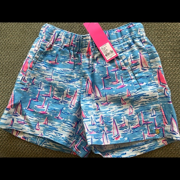 Lilly Pulitzer sailboat shorts size extra extra small - Picture 1 of 3